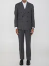 Lardini Two-piece Suit In Wool And Cashmere In Grey