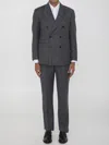 Lardini Two-piece Suit In Wool And Cashmere In Grey