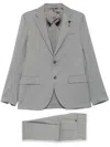 Lardini Two-piece Wool Suit In Gray