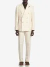 Lardini Twopiece Linen Suit In Neutral