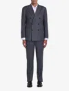 Lardini Two-piece Suit In Wool And Cashmere In Grey