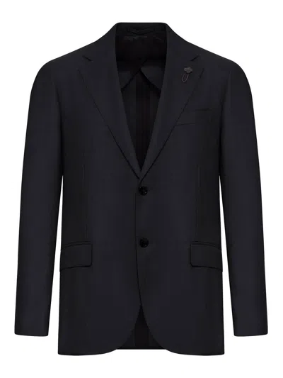 LARDINI UNLINED SINGLE-BREASTED TAILORED JACKET