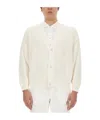 Lardini Cardigan In Beige Wool In White