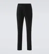 Lardini Velvet Tuxedo Pants In Black