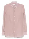 Lardini Pink Shirt In Silk Blend In Pink