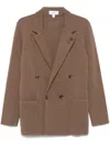 Lardini Virgin Wool Blazer In Brown