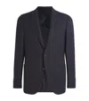 Lardini Virgin Wool Blazer In Black