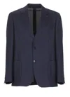Lardini Blue Virgin Wool Jacket