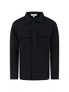 Lardini Relaxed Fit Jacket Front Pockets In Black