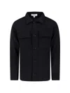 Lardini Relaxed Fit Jacket Front Pockets In Black