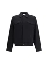 Lardini Button-front Shirt Jacket In Black