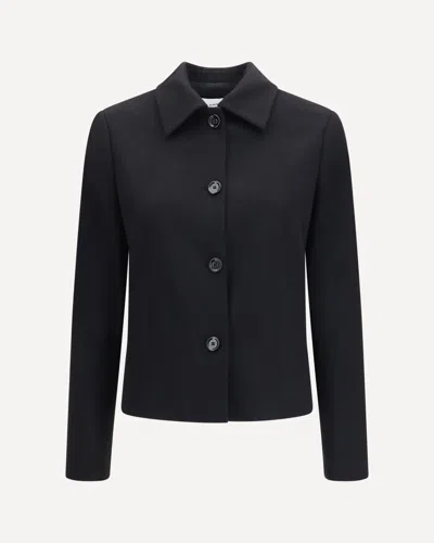 Lardini Virgin Wool Jacket In Black