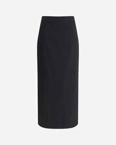 LARDINI VIRGIN WOOL MIDI SKIRT