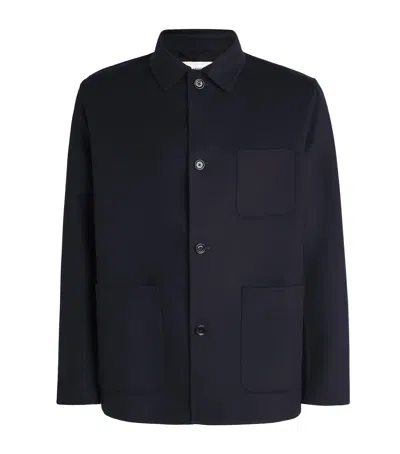 LARDINI VIRGIN WOOL OVERSHIRT