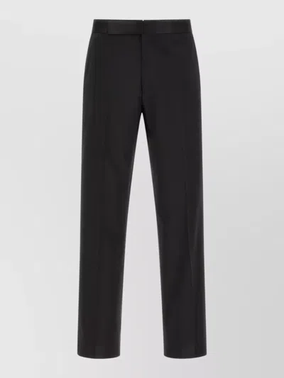Lardini Virgin Wool Straight-leg Tailored Trousers