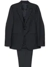 Lardini Virgin Wool Suit In Blue