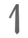 Lardini Virgin Wool Tie In Gray