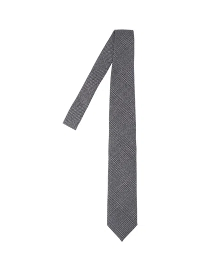 Lardini Virgin Wool Tie In Gray