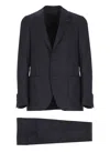 Lardini Velvet Blazer Jacket With Tailored Fit And Classic Notch Lapels In Blue
