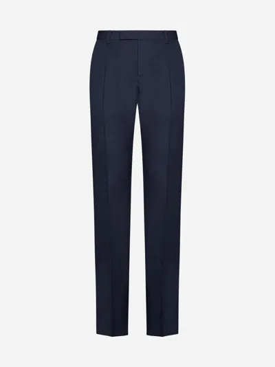 Lardini Viscose And Silk Trousers In 60462