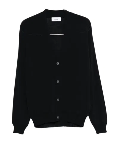 LARDINI LARDINI V-NECK BUTTONED CARDIGAN