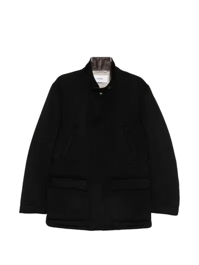 Lardini Water-resistant Jacket In Black