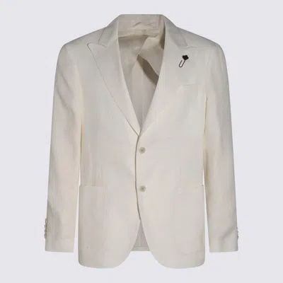 LARDINI LARDINI WHITE BLAZER