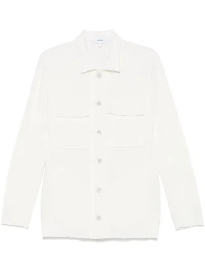 LARDINI LARDINI WHITE COTTON JACKET