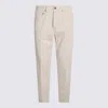 Lardini Button-fly Cotton Jeans In White