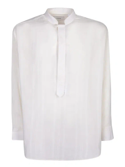 Lardini White Cotton Shirt