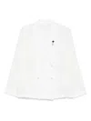 Lardini Double-breasted Blazer In White