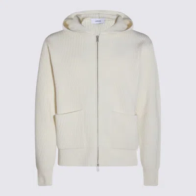 LARDINI WHITE WOOL KNITWEAR