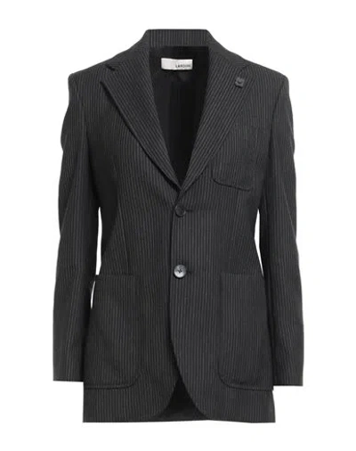 Lardini Woman Blazer Black Size 10 Wool