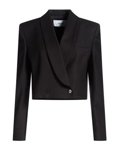 Lardini Woman Blazer Black Size 6 Wool, Elastane