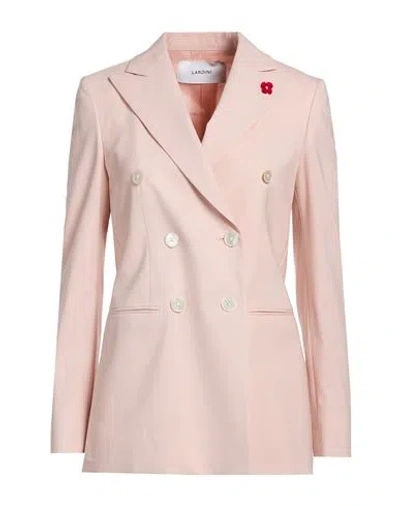 Lardini Woman Blazer Light Pink Size 10 Wool, Elastane