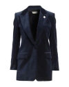 Lardini Woman Blazer Navy Size 4 Cotton