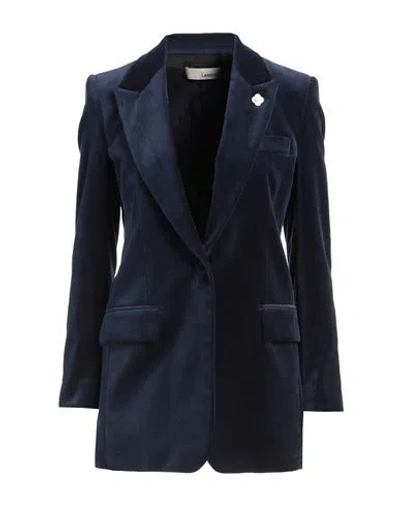 Lardini Woman Blazer Navy Size 4 Cotton