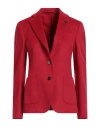Lardini Woman Blazer Red Size 6 Virgin Wool