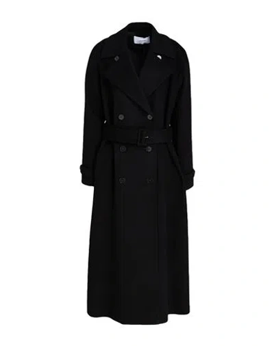 Lardini Woman Coat Black Size 10 Wool