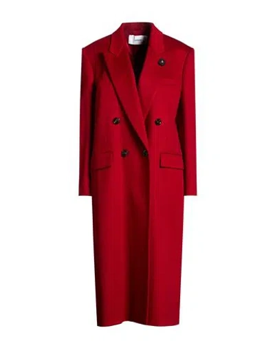 Lardini Woman Coat Red Size 4 Cashmere