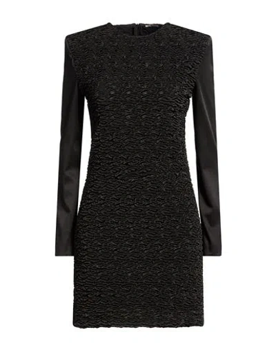 Lardini Woman Mini Dress Black Size 6 Acetate, Nylon, Elastane