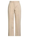 Lardini Woman Pants Beige Size 10 Viscose, Polyester In Neutral