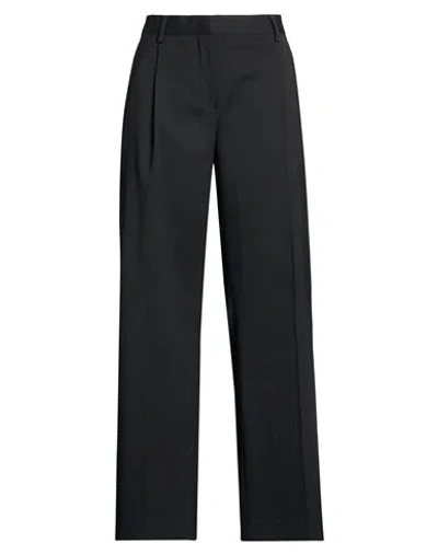 Lardini Woman Pants Black Size 10 Polyester, Wool, Elastane