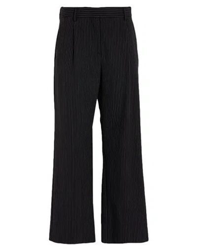 Lardini Woman Pants Black Size 10 Wool, Elastane