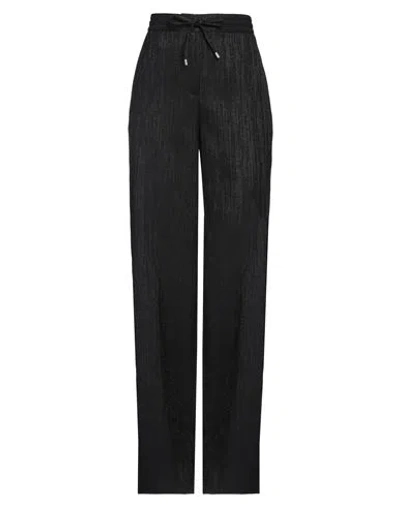 Lardini Woman Pants Black Size 10 Wool, Polyester