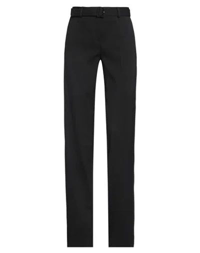 Lardini Woman Pants Black Size 4 Polyester, Wool, Elastane