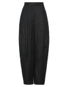 Lardini Woman Pants Black Size 8 Linen