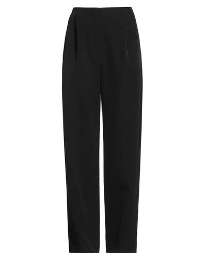 Lardini Woman Pants Black Size 8 Polyester, Elastane