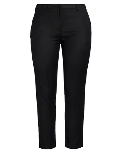 Lardini Woman Pants Black Size 8 Wool, Elastane
