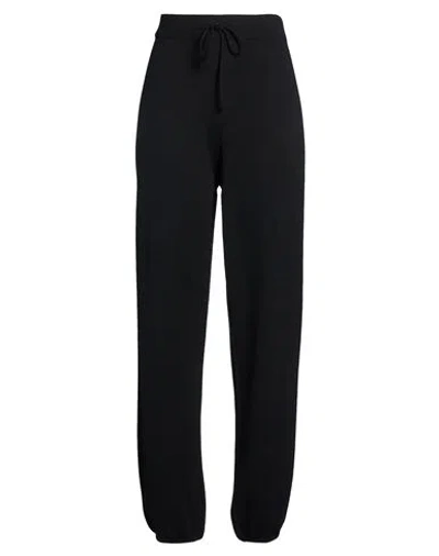 Lardini Woman Pants Black Size Xl Wool, Silk, Cashmere